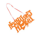 1pc Halloween Sign Pumpkin Hanging Pendant Ornament For DIY Window Door WalSEAU