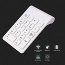 2.4G Numeric Keyboard Wireless Keypad w/ Mouse for Laptop Desktop White