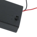 3 Pcs Two Wire ON/OFF Switch 3 x 1.5V AAA Battery Holder Case w Cover O1T6