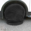 1pcs Black Wheel Tire Covers  RV Trailer Camper Car Truck Fr 32 inch Diameter