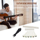 Cattle Bone Bridge Pins for Acoustic Folk Guitar Musical Instrument Parts Accs