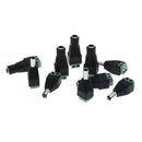 Female Male DC Power Plug Adapter for 5050 3528 5060 Single Color LED Strip!j