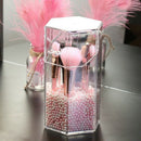Acrylic Makeup Brush Holder Bucket Beauty Brush Container Pen Brush Contain