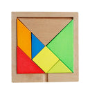 Children Mental Development Tangram Wooden Jigsaw Board Puzzle Set Toys