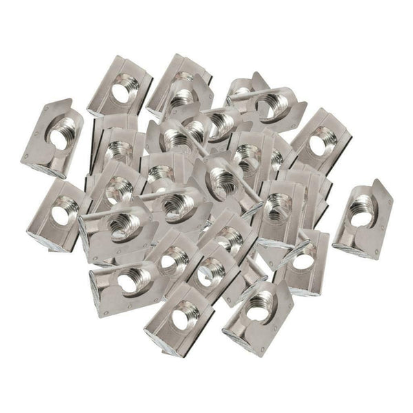 50x Thread Tee Nut Spring for 30/40 Series Standard Extrusion Slot M4-M8 M5