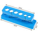 Plastic Laboratory Test Tube Rack 6 Holes Holder Support Burette Stand She%!