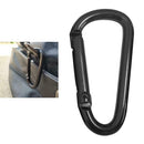 Strong Metal Carabiner Clip Snap Spring Loaded Climbing Karabiner D Hook