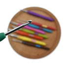 1X(9Pcs/Set Sewing Needles Aluminium Crochet Hooks Needles Knit Weave Craft