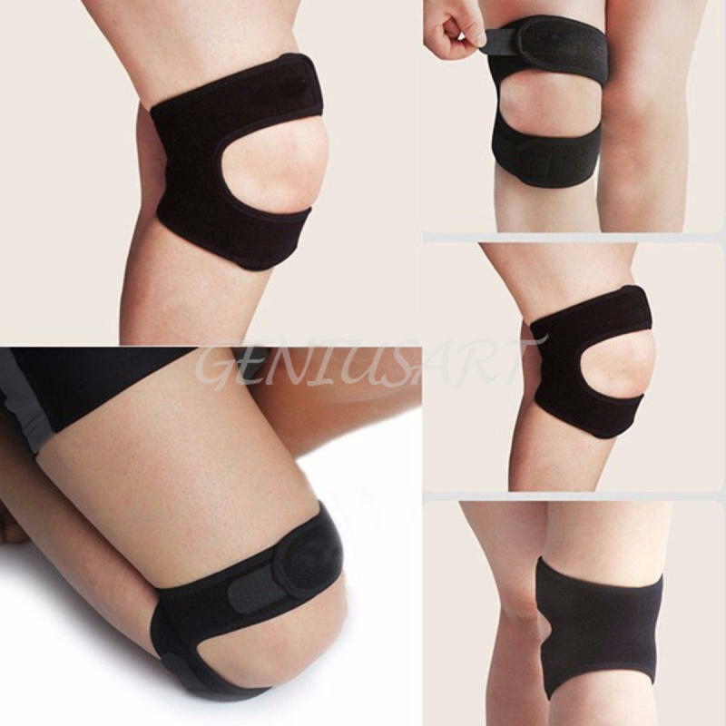 Adjustable Knee Support Patella Strap Neoprene Brace Fastener Guard Gym Sports
