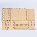 DIY Wooden Paint Rack Ink Storage Organizer 15-grid with drawer organizer