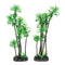 2pcs Aquarium Fish Tank Reptile Tank Landscaping Artificial Coconut Tree Plant