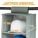 Hat Rack 10 Shelf Hanging Closet Hat Organizer for Hat Storage - Protect Yo K5P7