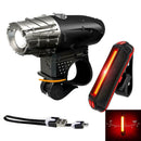 Bike Bicycle LED Lights USB Set headlights + taillights 200 lumens Rechargeable