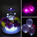 100pcs/lot 100 X Round Led Flash Ball Lamp Balloon Light long standby time  Y4V5