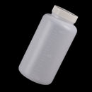 1000ml clear plastic cylinder shaped chemical storage reagent sample bottle BX