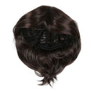 Fashion men's wig short straight high temperature silk Synthetic wig full w