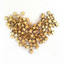 150PCS 3mm Wooden Stars Pieces Handcraft Wooden Crafts DIY Scrapbooking