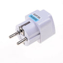 UK/US/LJ to EU European AC Power Plug Travel Wall Adapter Converter New LJ