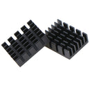 5pcs 19*14*6mm Black Slot Aluminium Heatsink High-quality Radiator-3C