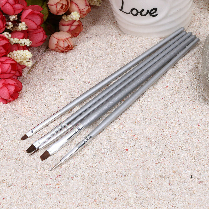 5pcs Nail Art Design Dotting Painting Drawing Pen Polish Brush Set