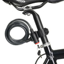 Universal Anti-Theft Bike Bicycle Lock Stainless Steel Cable Coil For Castl U7X5