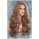 Long Lace Front Wig Women Sexy Curvy Big Spiral Wave Hair R3Z4