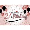 21st Birthday Backdrop Wall Decor Photo Studio Photography Background Cloth