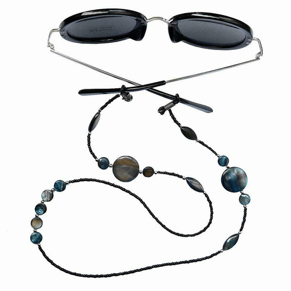 Fashion Shell Glass Beaded Eyeglass Chain Sunglasses Holder Strap Eyewear
