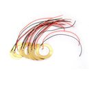 10PCS 27mm Piezo Elements Sounder Sensor Trigger Drum Disc + wire copper EO T Ew
