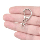 10Pcs/lot Polished Keyrings Keychain Split Ring Key Chains DIY Jewelry Making TE