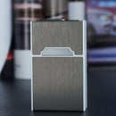 20 sticks Automatic Cigarette Case With Inbuilt Windproof Lighter Box Storage