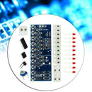 NE555+CD4017 Running LED Flow LED Light Electronic DIY nice L1Y7 Suite duct C7B6