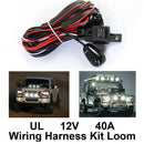12V 40A Remote Control Wiring Harness Strobe Switch Relay LED Fog Light Bar K ~ï¼ˆ
