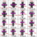 435Pcs Car Retainer Bumper Clips Plastic Fasteners Kit Boxed Auto Rivets Se L7T7