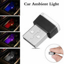 1PC Flexible Mini USB LED Light Colorful Lamp For Car Atmosphere Lamp BrightJC.