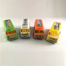 Plastic School Bus Kids Toys American Student Pull Back Kids Gifts Toys  Z