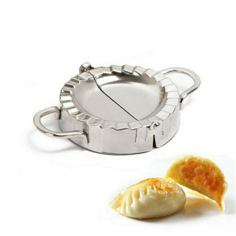1 x Stainless Dumpling Maker Wrapper Dough Cutter Pie Ravioli Mould Newest Use