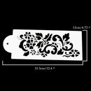 4PCS Flowers Fondant Cake Stencil Kitchen Cupcake Template Mold Baking Tools Bj
