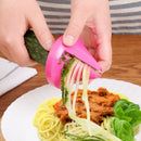 Kitchen Gadget Funnel Vegetable Radish Cutter Shred Spiral Device H1G4