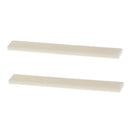 10x Guitar Blank Bone Bridge Saddle Parts Music Instruments DIY Accessory