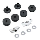 Drum Accessories Kit: Cymbal Felts, Cymbal Sleeves, Wing Nuts