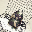 Spring Fashion Women Multifunction Nylon Backpack Shoulder Bag(Camouflage)
