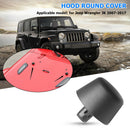 Hood Bump Stop Bonnet Bumper Cushion Black for Jeep Wrangler JK 2007-2017 A
