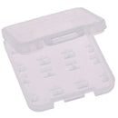 2Pcs 8 in 1 Transparent TF MS Memory Card Holder Plastic Case Storage B3C