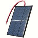 0.65W 1.5V Solar panel black