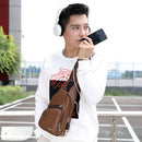 Mini USB Interface Plenty of Space Mens Casual Bag Fashion Outdoor Sling Bn Q9C9