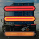 3 in 1 Neon LED Trailer Truck Brake Light Brake Stop Light Signal Lamp 12-2S Hn