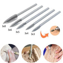 5PCS /Set Wood Carving And Engraving Drill Bit Milling Root Cutter Carving Tools