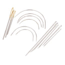 14pcs Hand Repair Upholstery Sewing Needles Carpet Leather Curved Canvas DIY