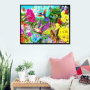 5D DIY Full Drill Diamond Painting Birds Flowers Cross Stitch Embroidery